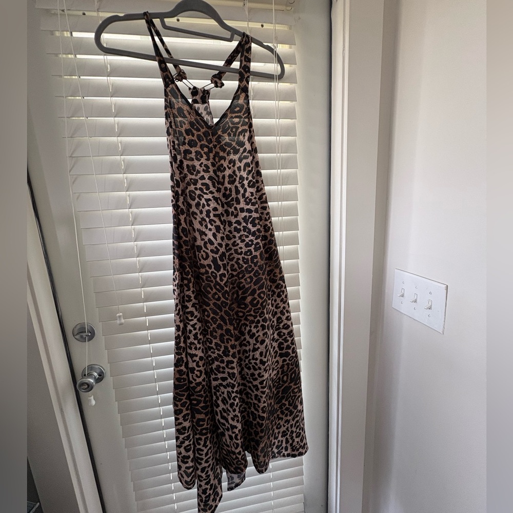 🆕Leopard Print all saints Maxi dress